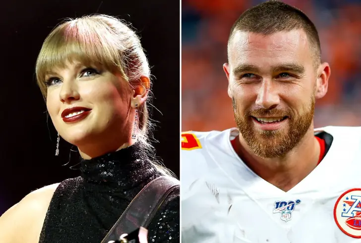 Taylor Swift and Travis Kelce