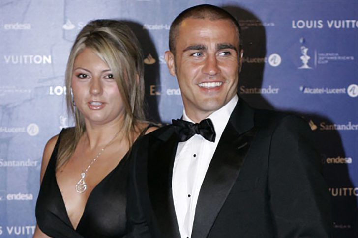 Fabio Cannavaro e Daniela Arenoso